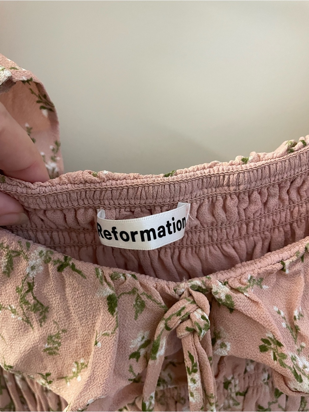 Reformation Morris dress 12 - Picture 4 of 8